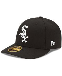 Мужская бейсболка Chicago White Sox Authentic Collection для игры в низкопрофильном поле 59FIFTY. New Era