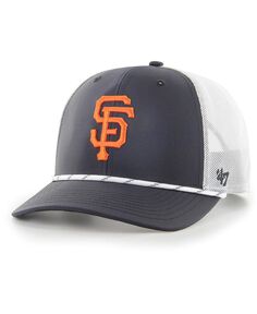 Мужская черная кепка San Francisco Giants Burden Trucker Snapback &apos;47 &apos;47 Brand