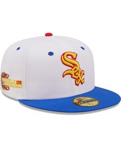 Мужская белая шляпа Royal Chicago White Sox 2005 World Series Cherry Lolli 59Fifty. New Era