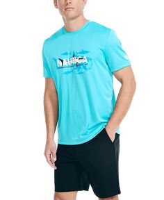 Мужская футболка классического кроя с графическим логотипом Shark Week x Shark Nautica
