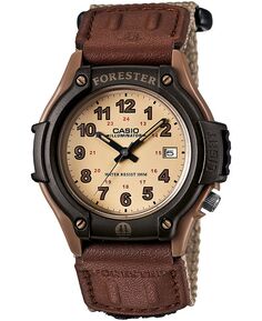 Мужские часы Forester Tan с нейлоновым ремешком, 41 мм Casio