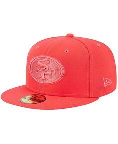 Мужская красная приталенная шляпа San Francisco 49ers Color Pack Brights 59FIFTY New Era