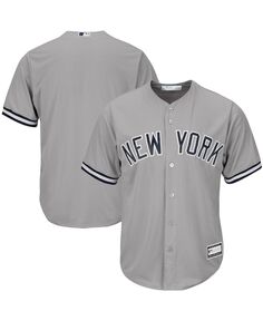 Мужская серая футболка команды New York Yankees Big and Tall Replica Team Profile