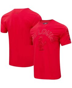 Мужская классическая тройная красная футболка St. Louis Cardinals Pro Standard