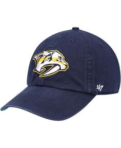 Мужская приталенная шляпа темно-синего цвета Nashville Predators Team &apos;47 по франшизе &apos;47 Brand