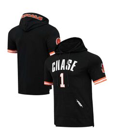 Мужская черная футболка с капюшоном Ja&apos;Marr Chase Cincinnati Bengals с именем и номером игрока Pro Standard