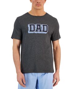 Мужская замшевая футболка с рисунком Dad Club Room