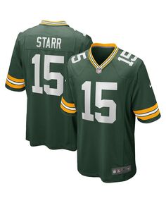 Мужская футболка bart starr green green bay packers game для пенсионеров Nike, зеленый