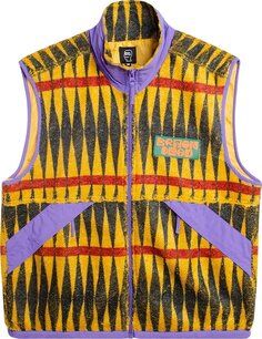 Жилет Brain Dead Configuration Printed Sherpa Vest &apos;Mustard Multicolor&apos;, желтый