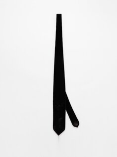 Бархатный галстук Lanvin, черный