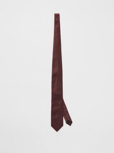 Шелково-атласный галстук Lanvin, бургундия