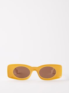 Солнцезащитные очки ibiza original квадратной формы из ацетата из коллекции paula&apos;s LOEWE, желтый