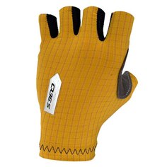 Короткие перчатки Q36.5 Pinstripe Summer Short Gloves, желтый