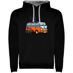 Худи Kruskis Hippie Van MTB Two-Colour, черный