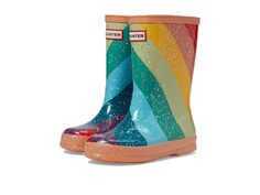 Ботинки Hunter Kids First Classic Diagonal Stripe Giant Glitter Boot (Toddler/Little Kid)