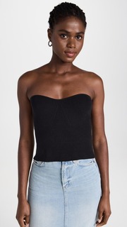 Свитер Reformation Jenni Strapless, черный