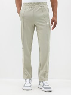 Спортивные брюки из джерси с вышивкой монограммой Palm Angels, серый