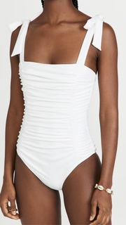 Купальник MINKPINK Constance Ruched One Piece, белый