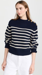 Свитер Rag &amp; Bone Nancy Stripe Crew, нави