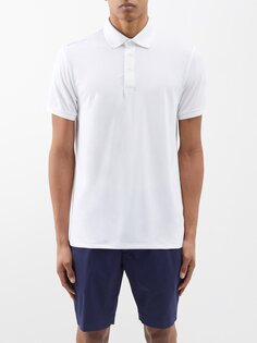 Рубашка-поло из переработанного джерси Polo Ralph Lauren, белый
