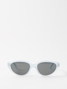 Солнцезащитные очки «кошачий глаз» из ацетата Celine Eyewear, синий