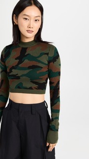 Свитер Monse Camo Cropped