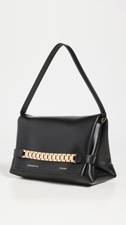 Сумка через плечо Victoria Beckham Chain Pouch With Strap, черный