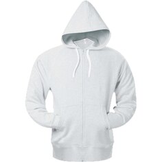 Толстовка Kariban Hooded With Zip Blanc, белый