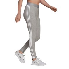 Леггинсы спортивные adidas Sportswear Essentials 3 Stripes, серый