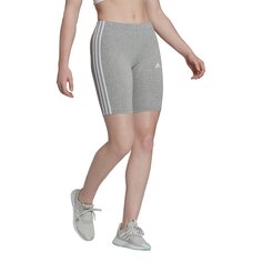 Леггинсы спортивные adidas Sportswear Essentials 3 Stripes Short, серый