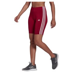 Леггинсы спортивные adidas Sportswear 3 Stripes BK Short, красный