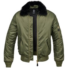 Куртка Brandit MA2 Fur Collar, зеленый