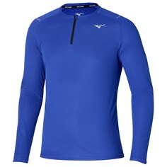 Футболка Mizuno DryAeroFlow Half Zip, синий