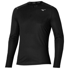 Футболка Mizuno DryAeroFlow Half Zip, черный