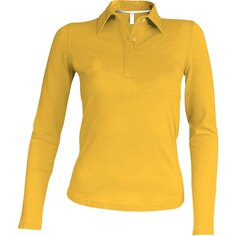 Рубашка поло с длинным рукавом Kariban, желтый