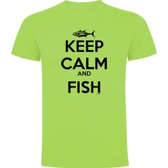 Футболка Kruskis Keep Calm And Fish, зеленый