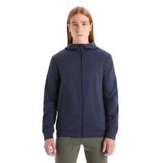 Толстовка Icebreaker Central Classic Full Zip, синий