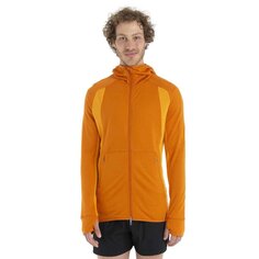 Толстовка Icebreaker Quantum Zone Knit Merino Full Zip, оранжевый