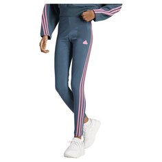 Леггинсы спортивные adidas Sportswear Future Icons 3 Stripes, синий