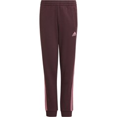 Брюки adidas Sportswear 3 Stripes Tapered Leg, красный