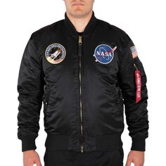 Куртка Alpha Industries MA-1 VF NASA LP, черный