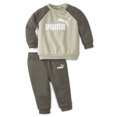 Спортивный костюм Puma MiniCats ESS Raglan FL, зеленый