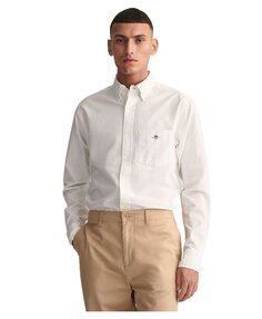 Рубашка с длинным рукавом Gant Oxford Regular Fit, белый