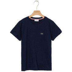 Поло с коротким рукавом Lacoste Crew Neck Cotton, синий