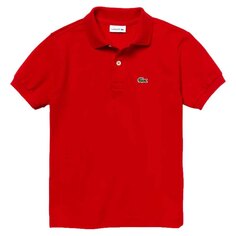 Поло с коротким рукавом Lacoste Petit Piqué, красный