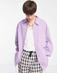 Фиолетовая оверсайз-куртка ASOS DESIGN