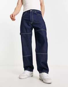 HUGO Темно-синие джинсы обычного кроя HUGO 446/1