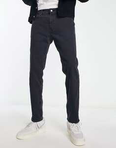Черные джинсы узкого кроя в стиле 90-х годов Hollister