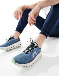 Синие кроссовки для бега ON Cloudmonster