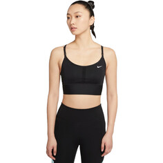 Спортивный бра Nike Dri-FIT Indy Light-Support Padded Longline, черный